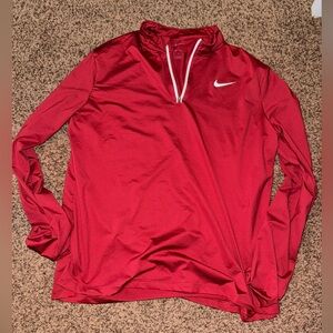 NIKE WOMENS QUARTER ZIP SIZE L
